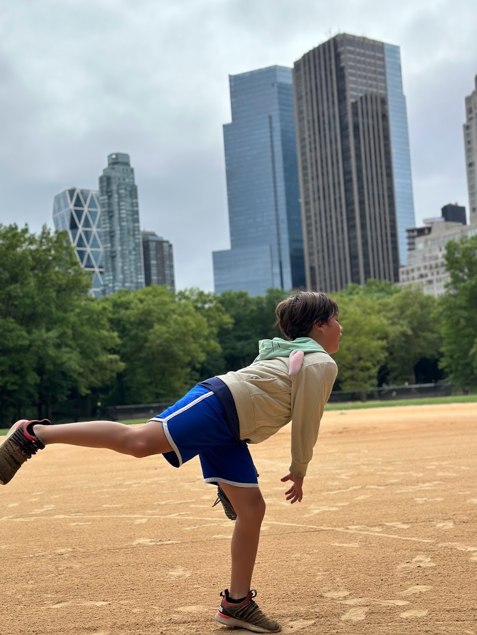 Playing in Central Park