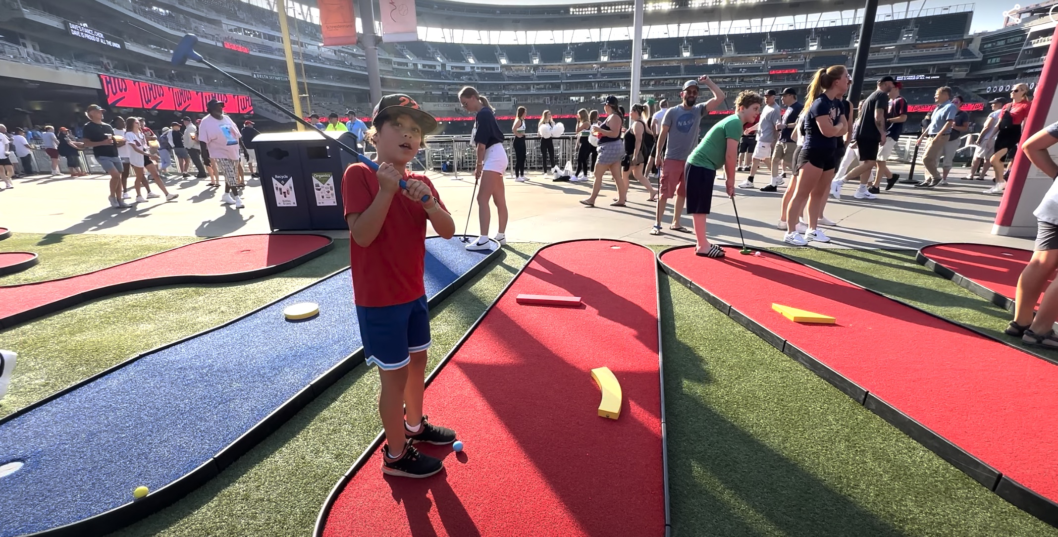 Golf at Target Field